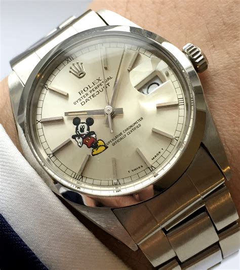 rolex mickey mouse replica|rolex datejust mickey mouse.